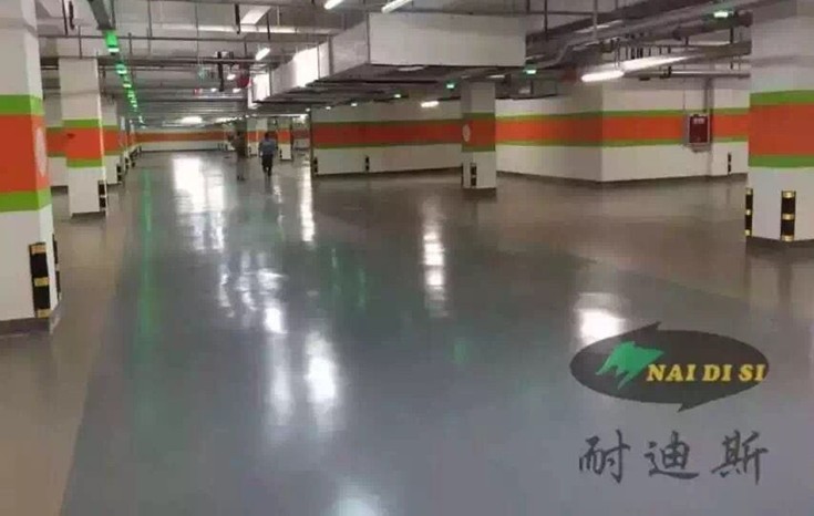 重庆西村-地下停车场-环氧树脂水性环保地坪