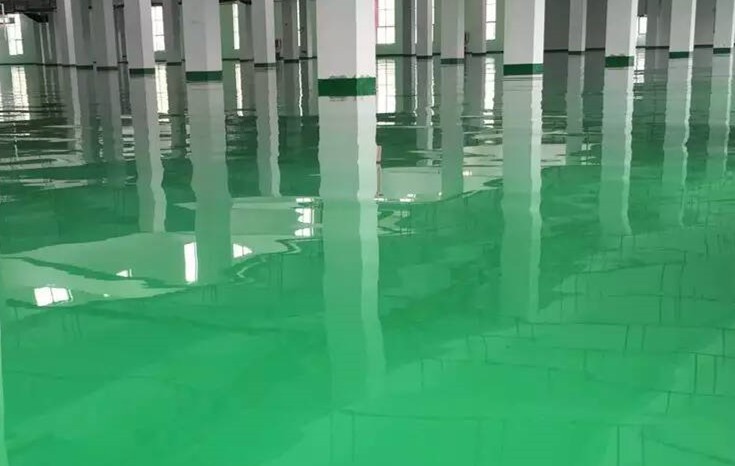 贵州红花岗环氧自流平型防静电地坪工程